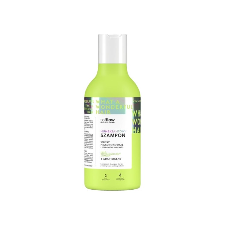 Vis Plantis so!flow Humektantowy Szampon do włosów niskoporowatych i pozbawionych objętości 400 ml