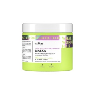Vis Plantis so!flow Пом'якшувально-протеїнова маска для волосся з низькою пористістю та без об'єму 400 мл