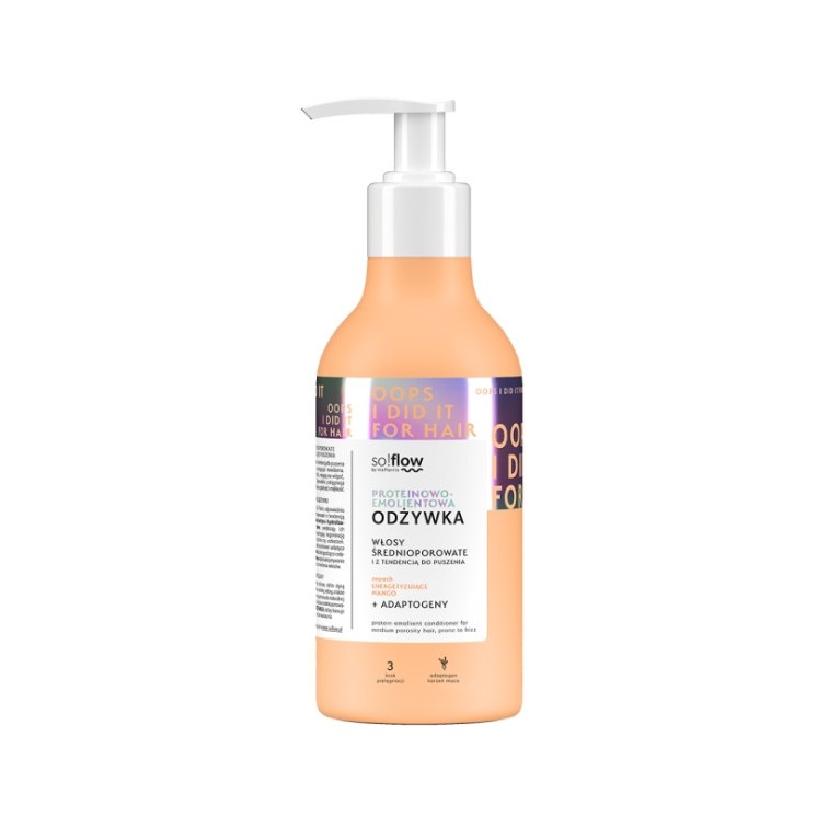 Vis Plantis so!flow Protein-emollient Conditioner for medium porosity hair with a tendency to frizz 400 ml