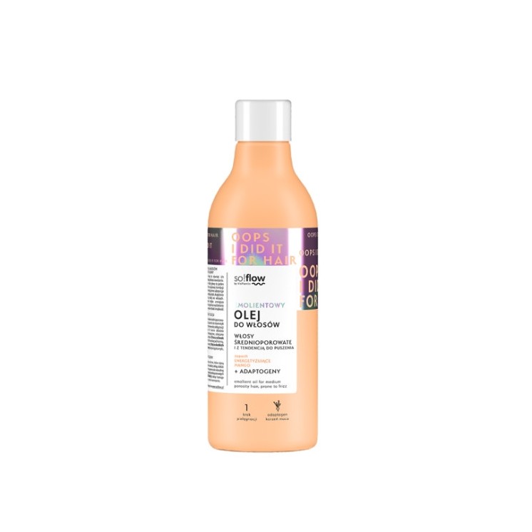 Vis Plantis so!flow Emolientowy Olej do włosów średnioporowatych i z tendecją do puszenia 150 ml