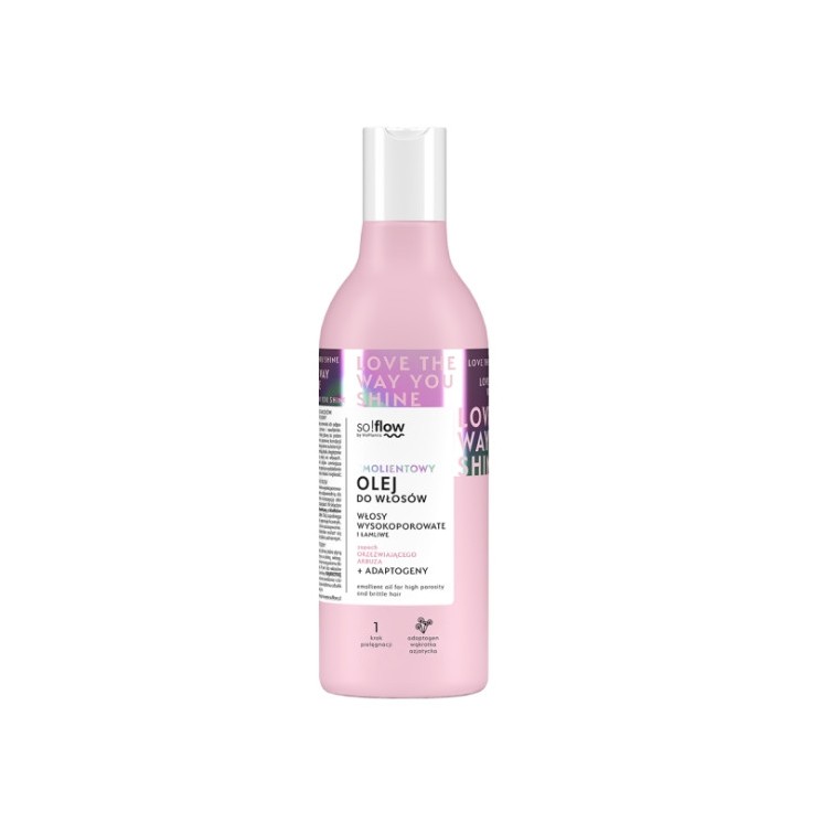 Vis Plantis so!flow Emolientowy Olej do włosów wysokoporowatych i łamliwych 150 ml