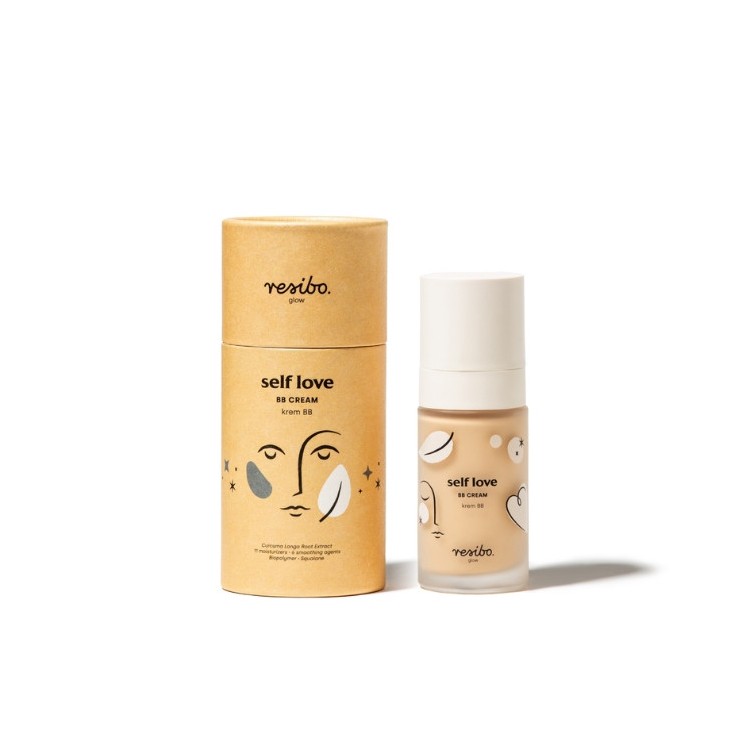 Resibo Glow Self Love Face Cream BB Light Beige SPF6 30 ml