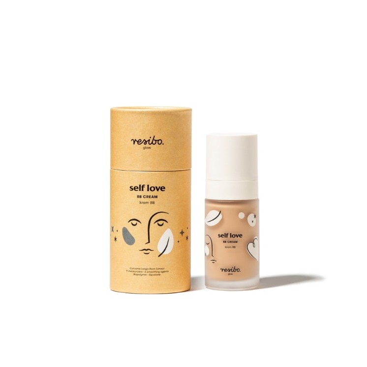 Resibo Glow Self Love Krem do twarzy BB Natural Beige SPF6 30 ml