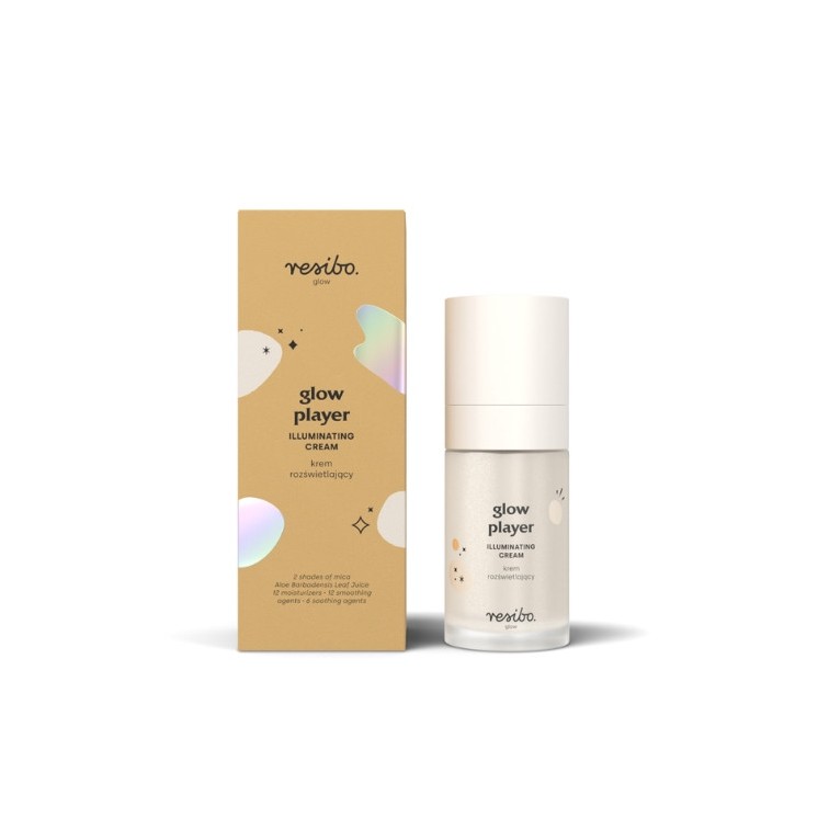 Resibo Glow Player rozświetlający Krem do twarzy 30 ml