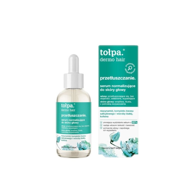 Змащення для волосся Tołpa Dermo . Нормалізуюча Serum для шкіри голови 75 мл