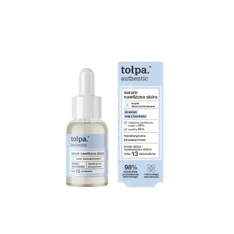 Tołpa Authentic Serum do twarzy nawilżona skóra 30 ml