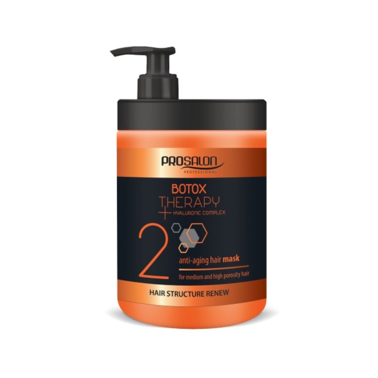 Prosalon Professional Botox Therapy Maska przeciw starzeniu się włosów 1000 g