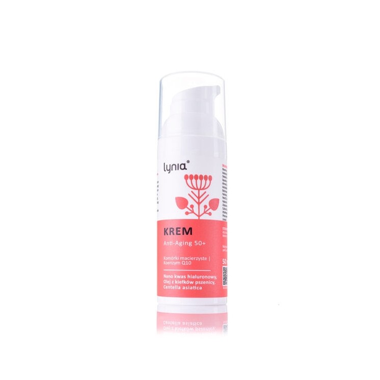 Lynia Anti-Aging Krem do twarzy z Komórkami macierzystymi i Koenzymem Q10 50 ml