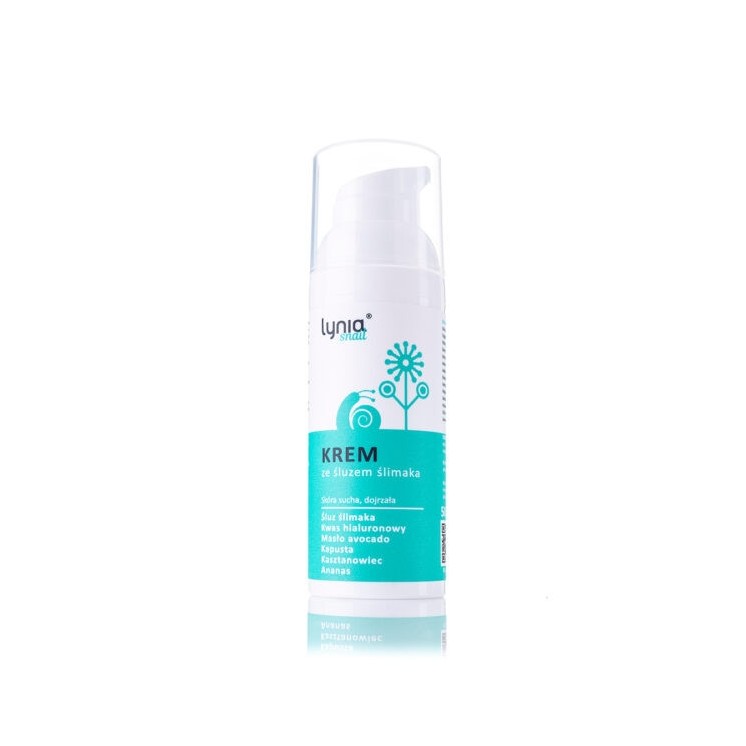 Lynia Snail Krem do twarzy ze śluzem ślimaka 50 ml