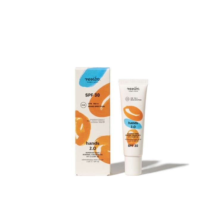 Resibo Hands 2.0 омолоджуючий крем для рук з вітаміном С і SPF30 30 мл