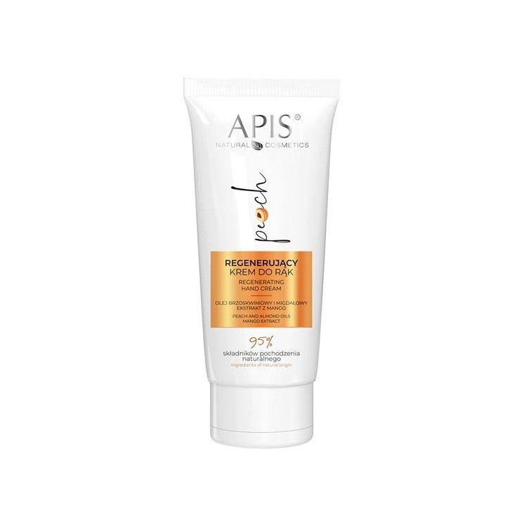 Apis regenerujący Krem do rąk z olejem brzoskwiniowym i migdałowym oraz ekstraktem z mango 50 ml