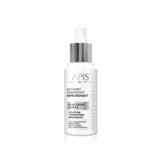 Apis Platinum Gloss aktywny Koncentrat odmładzający z platyną i Tripeptydem miedziowym 30 ml Apis Platinum Gloss aktywny Koncentrat odmładzający z platyną i Tripeptydem miedziowym 30 ml