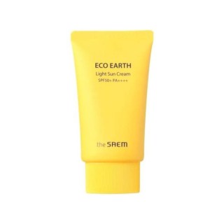 Легкий сонцезахисний крем для обличчя The Saem Eco Earth SPF50 +