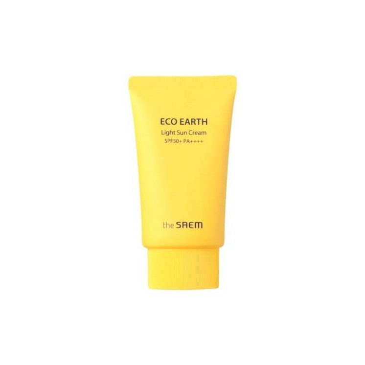 The Saem Eco Earth lekki Krem do twarzy przeciwsłoneczny SPF50+