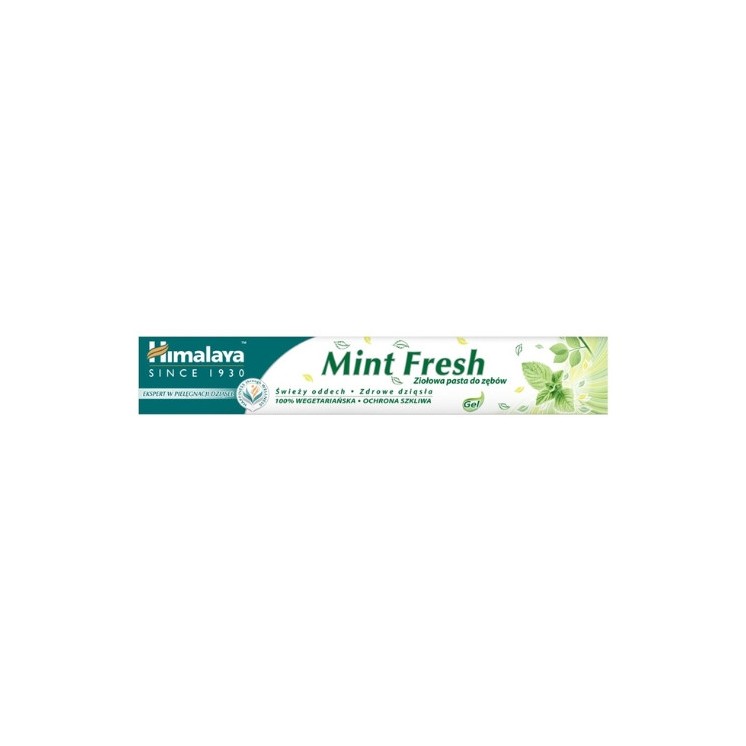 Himalaya ziołowa Pasta do zębów na wrażliwe i krwawiące dziąsła oraz świeży oddech Mint Fresh 75 ml