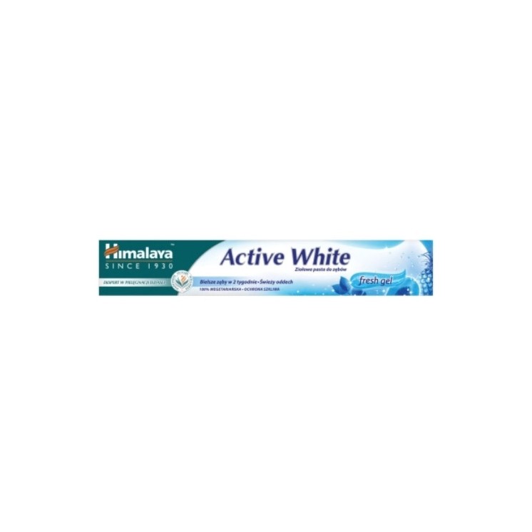 Himalaya ziołowa Pasta do zębów wybielająca w żelu Active White 75 ml