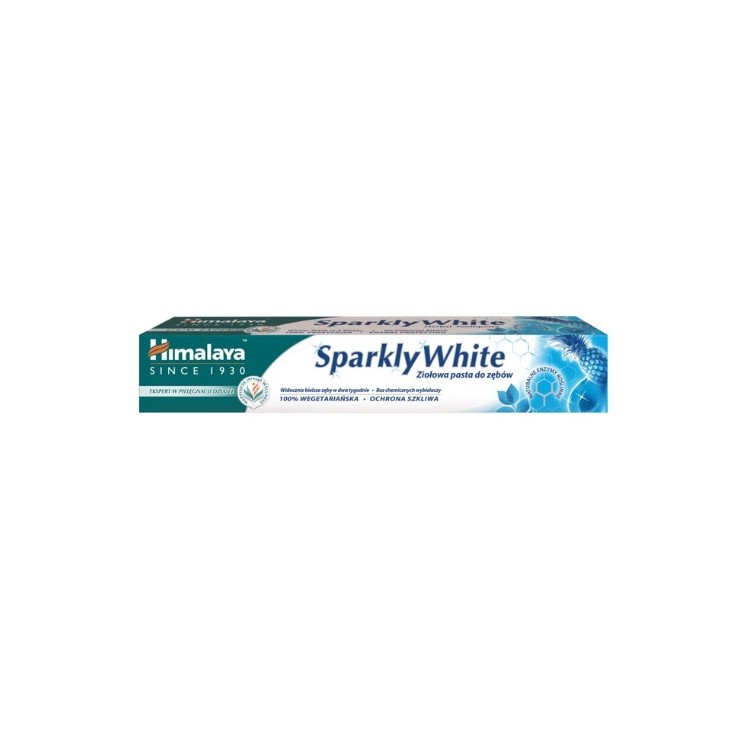 Himalaya ziołowa Pasta do zębów wybielająca Sparkly White 75 ml