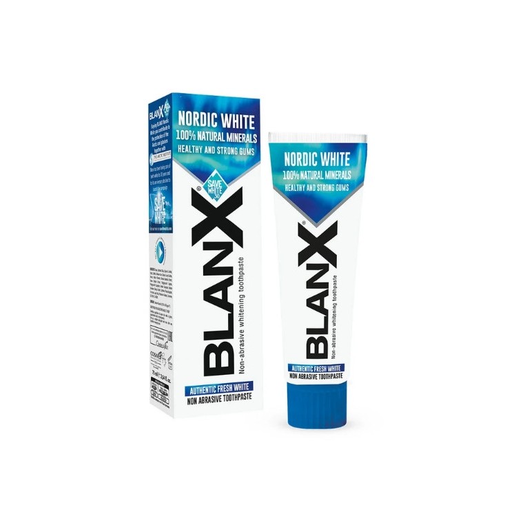 BlanX Nordic White nieabrazyjna Pasta do zębów 75 ml