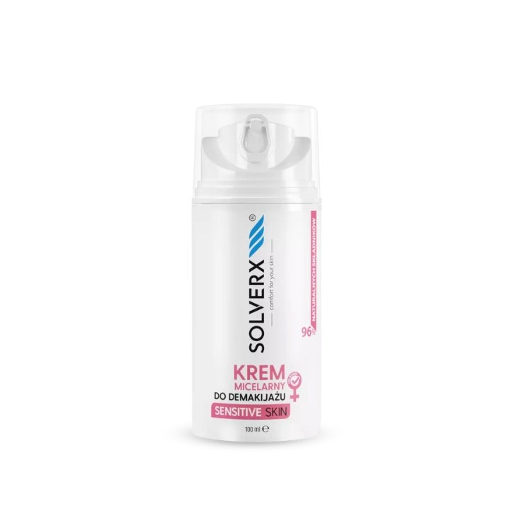 Solverx Sensitive Skin Krem micelarny do mycia i demakijażu 100 ml