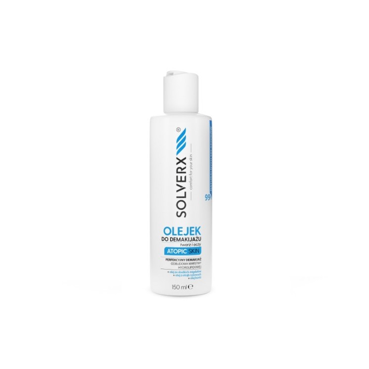 Solverx Atopic Skin Olejek do demkijażu dla skóry atopowej 150 ml