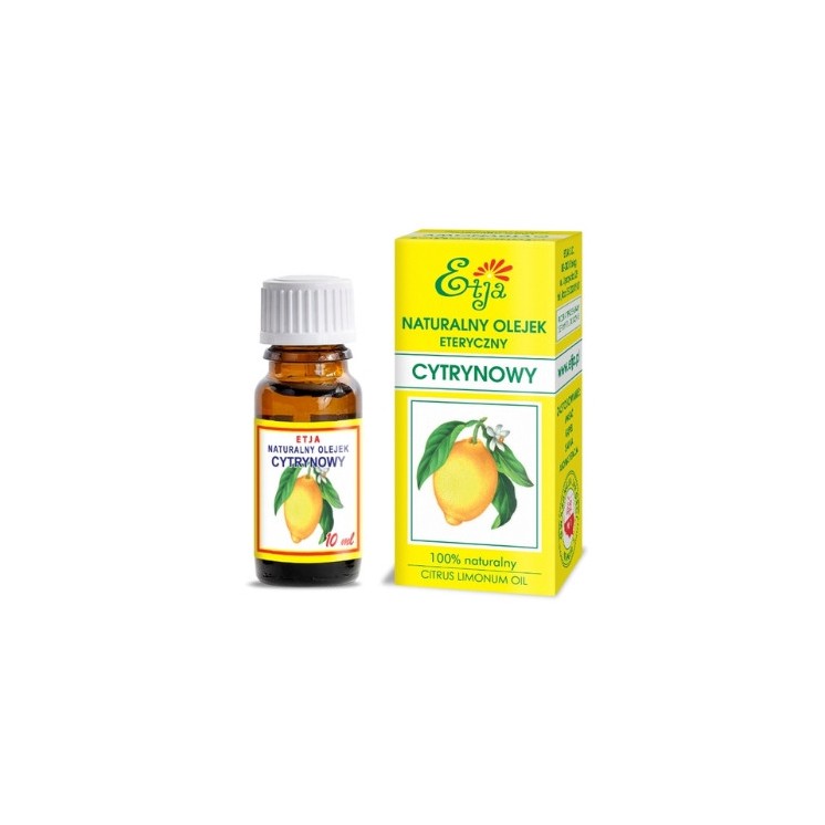 Etja Naturalny Olejek eteryczny Cytrynowy 10 ml