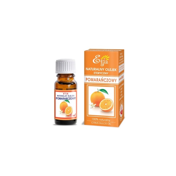 Etja Naturalny Olejek eteryczny Pomarańczowy 10 ml