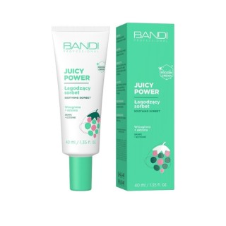 Bandi Juicy Power заспокійливий Sorbet у кремі для обличчя Виноград + Ектоїн 40 мл