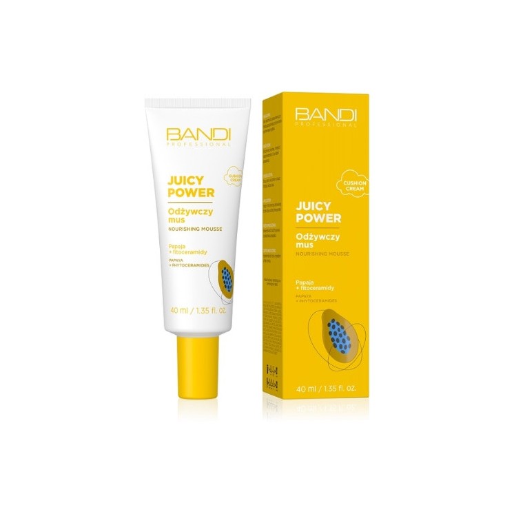 Bandi Juicy Power odżwyczy Mus w kremie do twarzy Papata + Fitoceramidy 40 ml