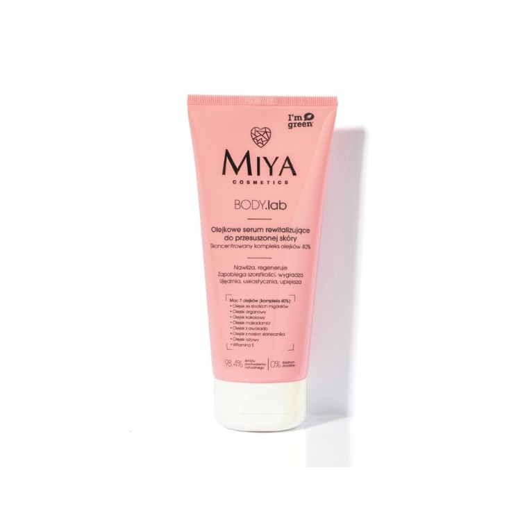 Miya Cosmetics BODY.lab olejkowe Serum do ciała rewitalizujące do przesuszonej skóry 200 ml
