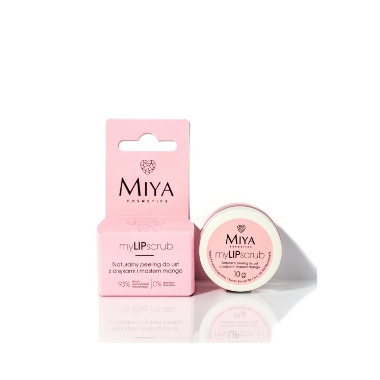 Miya Cosmetics myLIPscrub натуральний Peeling для губ з оліями та маслом Mango 10 гМія