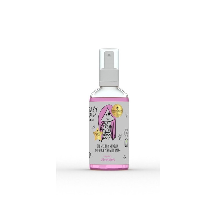 HiSkin Crazy Hair Oil Mix for medium and high porosity hair with the scent of Lavender 30 ml
