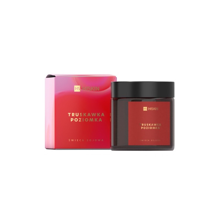 HiSkin Świeca Sojowa Truskawka Poziomka 100 ml