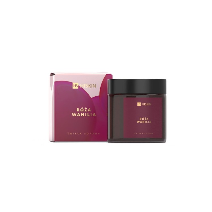 HiSkin Kaars Soja Roos Vanille 100 ml