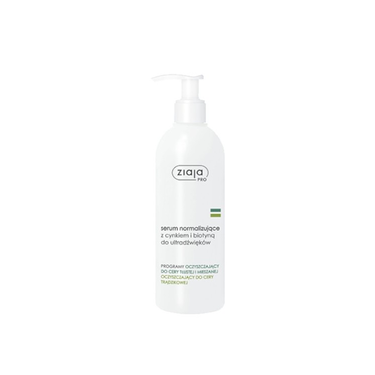 Ziaja Pro normalizujące Serum do twarzy do ultradźwięków z Cynkiem i Biotyną 270 ml