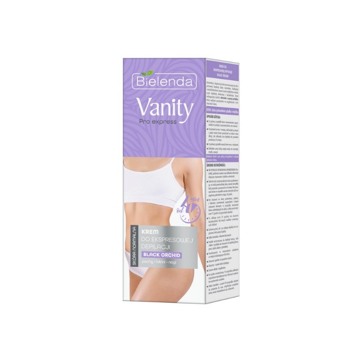 Bielenda Vanity Pro Express Krem do ekspresowej depilacji ciała Black Orchid 75 ml