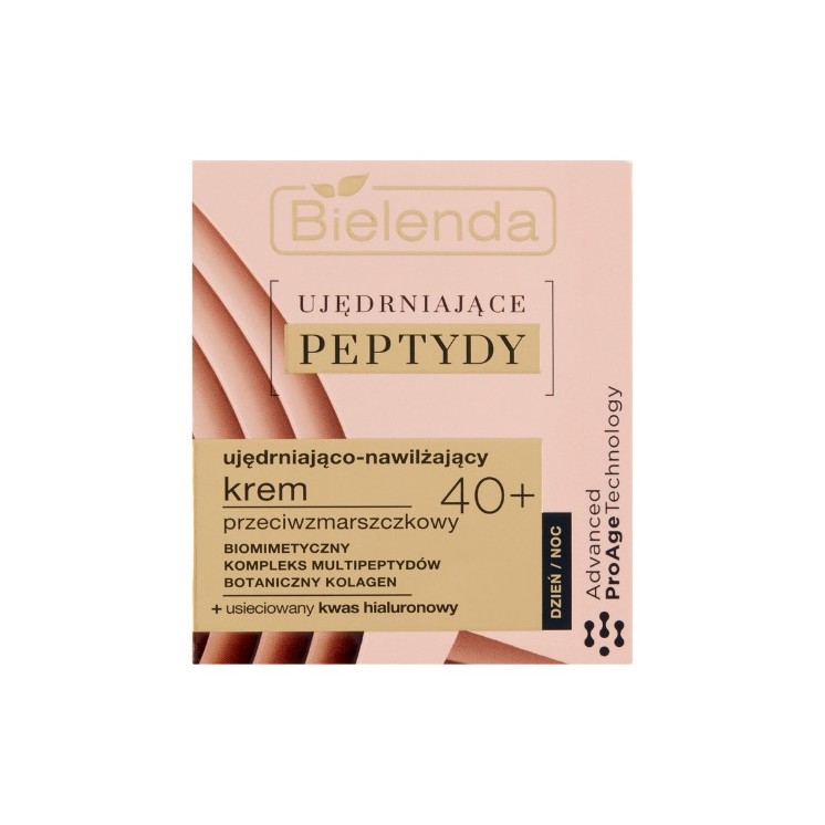 Bielenda Ujędrniające Peptydy przeciwzmarszczkowy Krem do twarzy 40+ ujędrniająco-nawilżający 50 ml