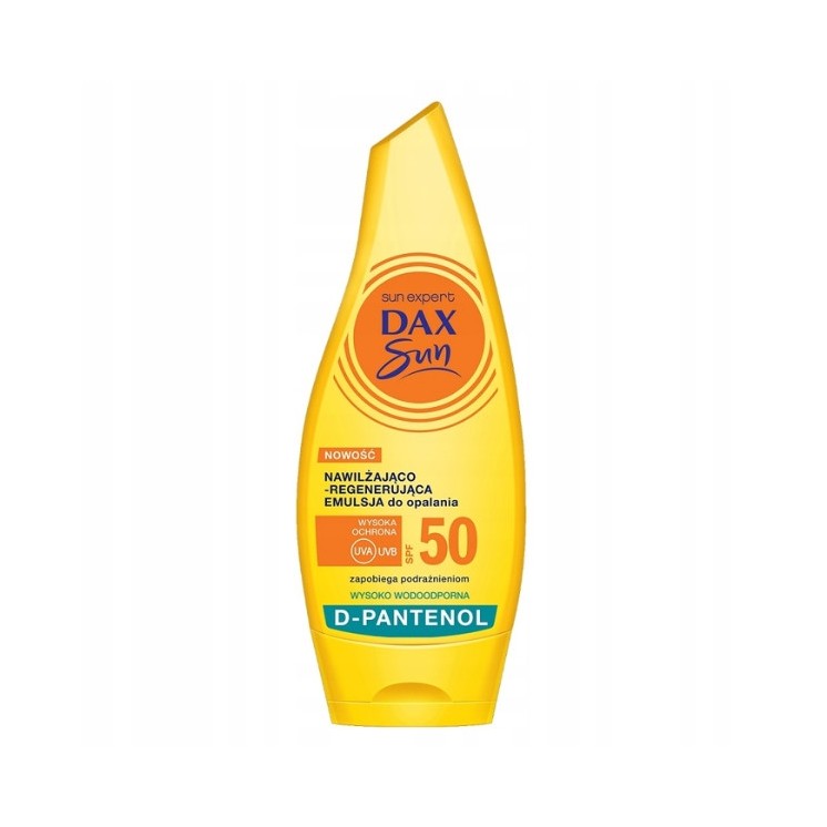 Dax Sun nawilżająco-regenerująca Emulsja do opalania SPF50 D-Pantenol 175 ml