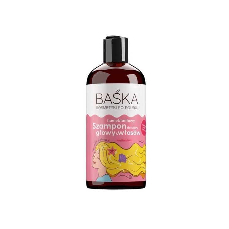 Baśka humektantowy Szampon do włosów Malina 500 ml