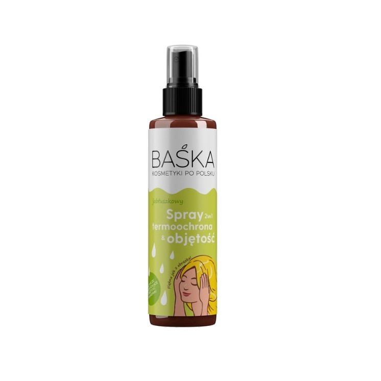 Baśka termoochronny Spray do włosów 2w1 Jabłko 200 ml