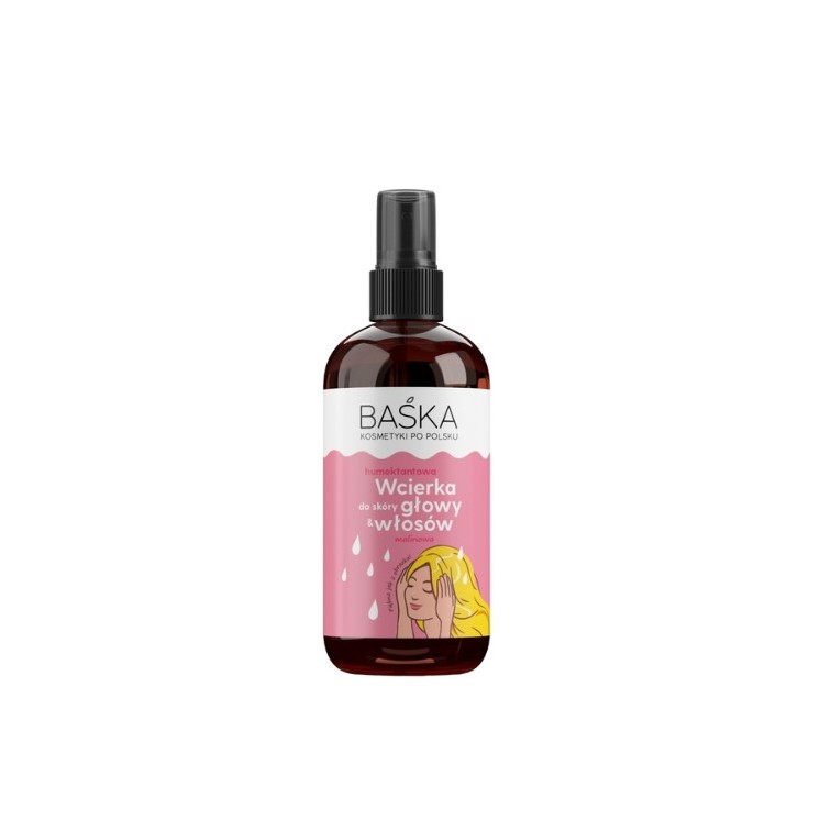 Baśka humektantowa Wcierka do skóry głowy Malina 100 ml