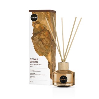 Aroma Home Duftstäbchen Zedernholz mit Patschuli 50 ml