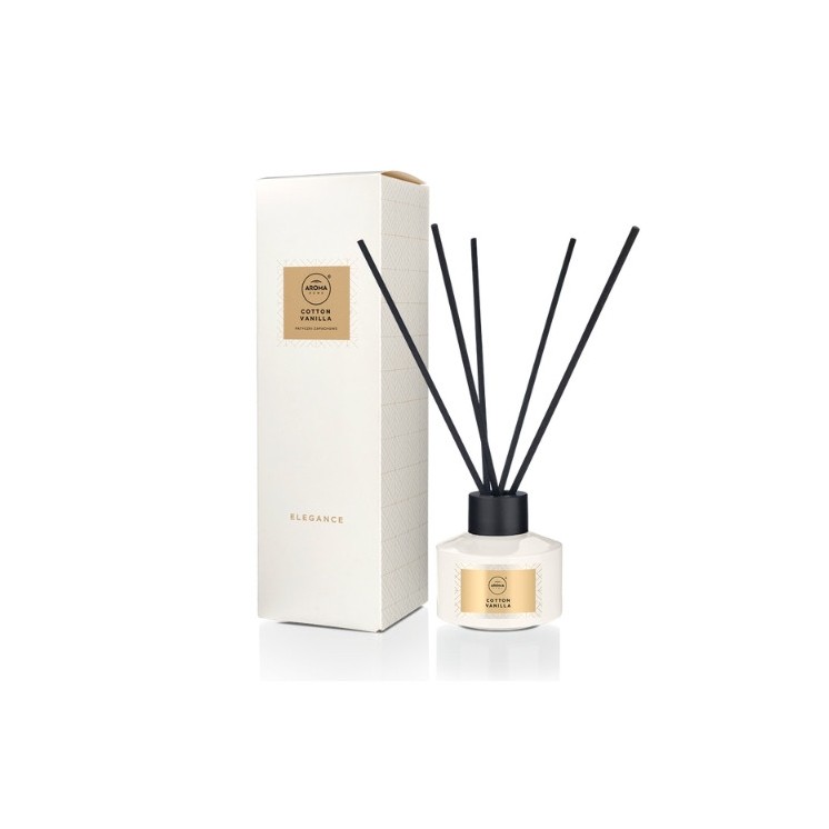 Aroma Home Elegance Series Cotton Vanilla Duftstäbchen 50 ml