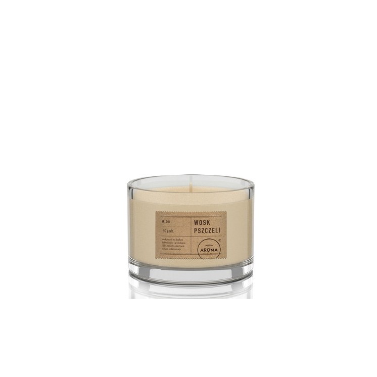 Aroma Home Beeswax Honey scented candle 115 g