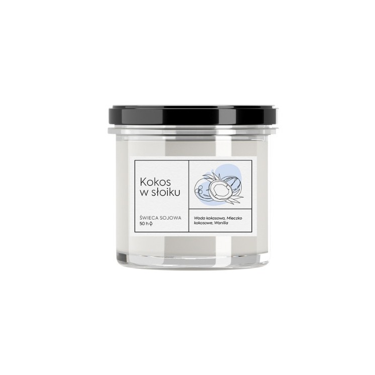 Aroma Home Craft Świeca sojowa Kokos w Słoiku 230 ml