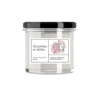 Aroma Home Craft Sojakerze Glühwein im Glas 230 ml
