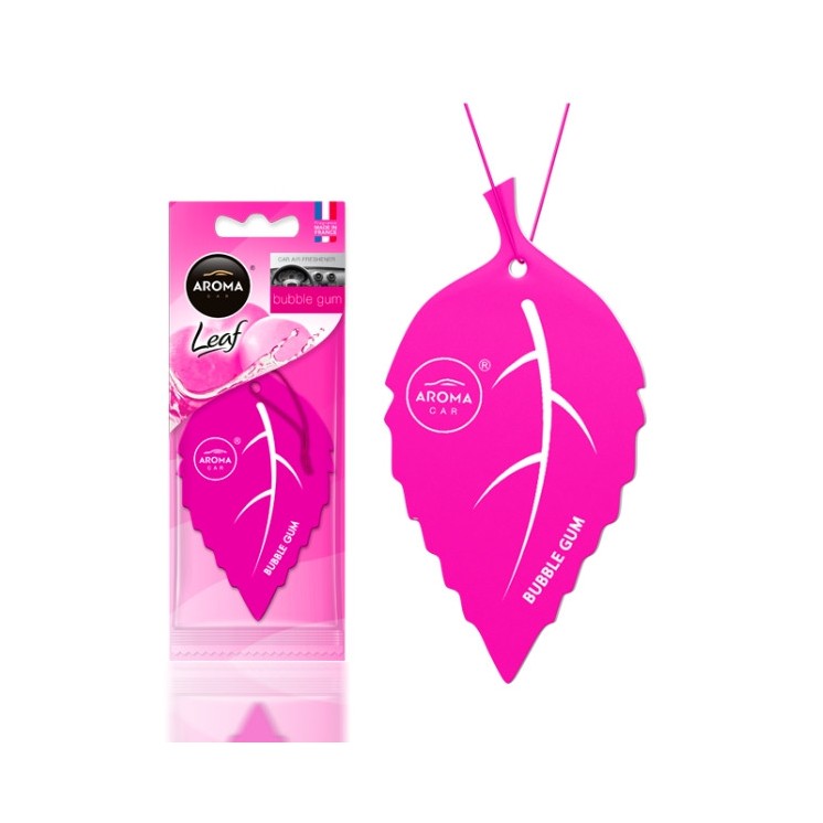 Aroma Car Leaf Zawieszka zapachowowa do samochodu Bubble Gum 1 sztuka