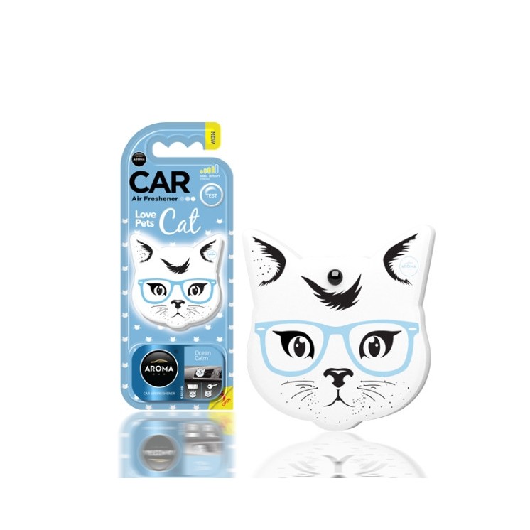 Aroma Car Cat Zawieszka zapachowowa do samochodu Ocean Calm 1 sztuka