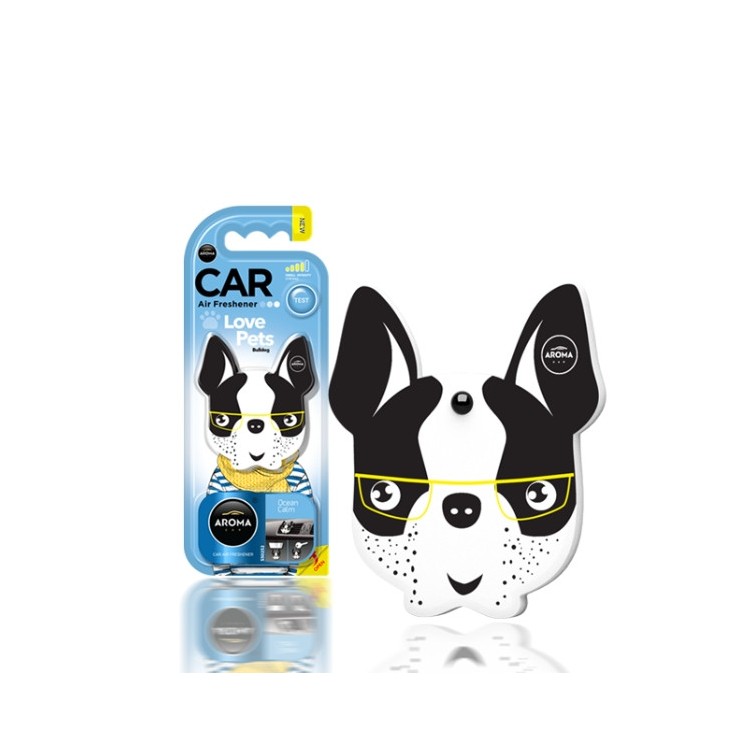 Aroma Car Dog Zawieszka zapachowowa do samochodu Ocean Calm 1 sztuka