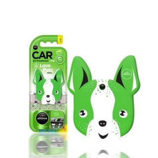Aroma Car Dog Fancy Green Autoduftanhänger, 1 Stück