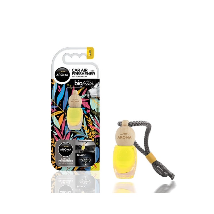 Aroma Car Bio Fresh Odświeżacz powietrza do samochodu Black 8 ml